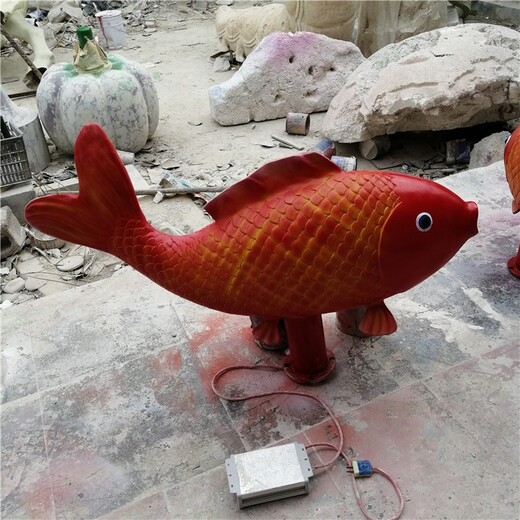 仿真鯉魚雕塑海洋主題雕塑廠家