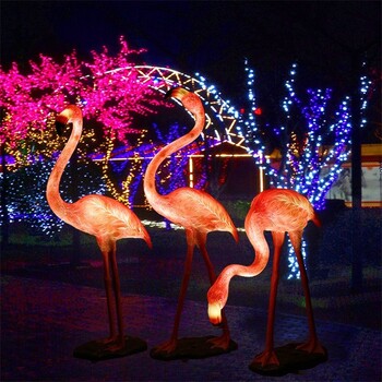 不銹鋼火烈鳥(niǎo)雕塑定做