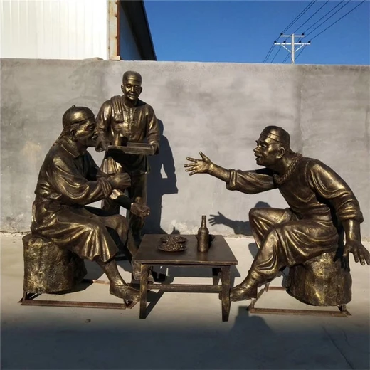 美食街吃飯人物雕塑多少錢