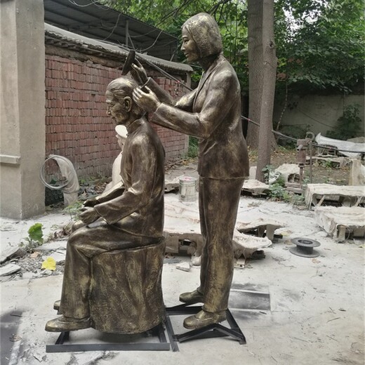 仿銅孝文化人物雕塑價格,孝文化主題雕塑