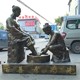孝文化人物雕塑圖