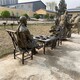 吃飯人物雕塑定制圖