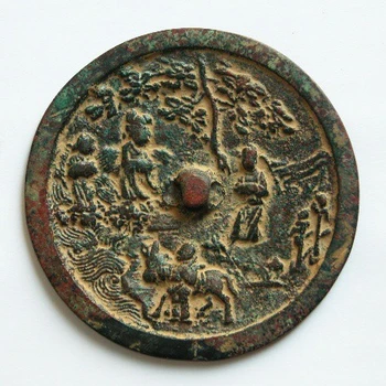 上門收購銅鏡戰(zhàn)國龍紋銅鏡市場價格