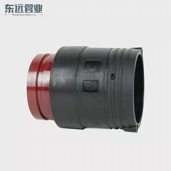 溝槽電熔直通廣東中山三角PE電熔溝槽轉(zhuǎn)接頭DN90