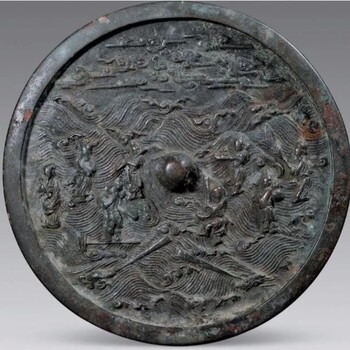 海獸葡萄鏡拍賣價(jià)格上門收購(gòu)銅鏡