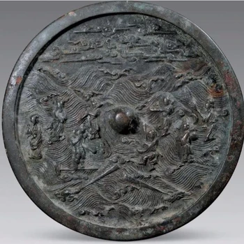 上門收購銅鏡戰(zhàn)國龍紋銅鏡市場價格