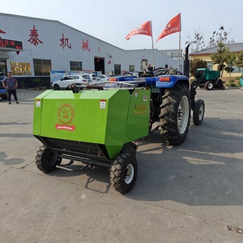 治沙草打包機大型稻草打捆機圓捆打捆機