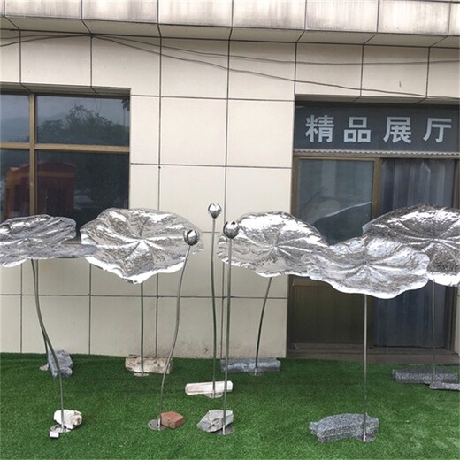 仿真彩繪荷花雕塑花朵雕塑擺件