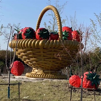 仿真菜籃子雕塑仿真蔬菜水果雕塑廠家