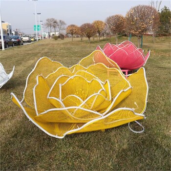 發光花朵雕塑發光植物雕塑制作