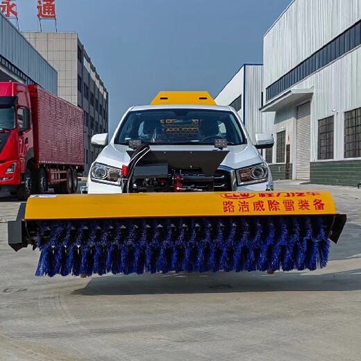 汕德卡后雙橋除雪車3.5米除雪鏟路面除雪鏟雪