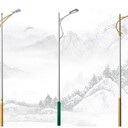 波密縣高桿路燈改造翻新