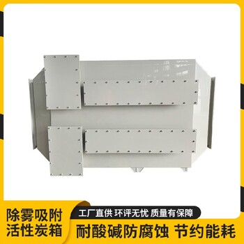 活性炭箱江蘇連云港干式吸附PP吸附塔