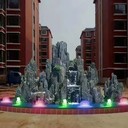 鎮江水泥假山塑石公路美化