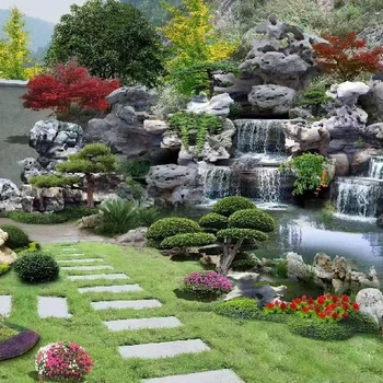 南頭塑石水泥假山本地廠家