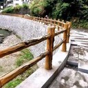 科爾沁右翼中旗水泥仿木欄桿精雕細琢