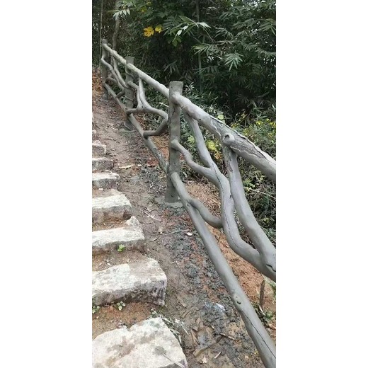 曹縣手工水泥仿木欄桿雕塑公司