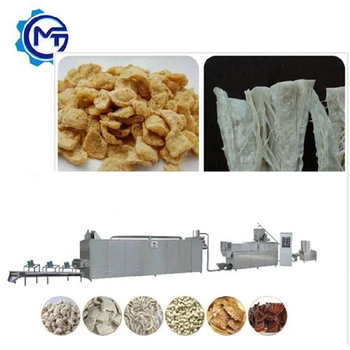 牛肉粒組織蛋白生產(chǎn)線尺寸拉絲蛋白加工設(shè)備