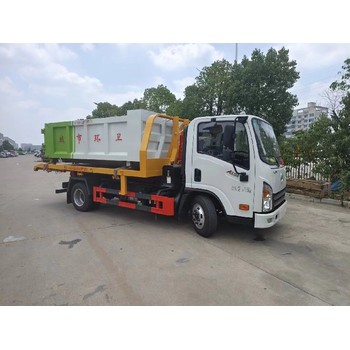 微型勾臂垃圾車5方解放鉤臂垃圾清理車