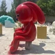 玻璃鋼兔子雕塑圖