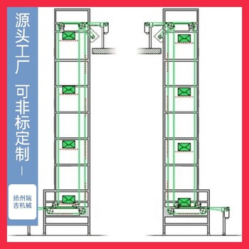 垂直提升机结构图设计,安装,售后一体化