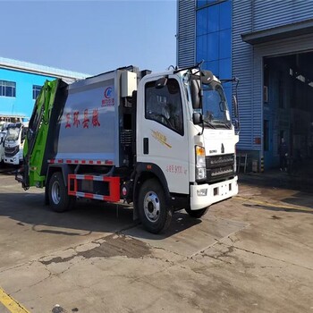 壓縮垃圾車價東風(fēng)5噸壓縮帶垃圾斗垃圾車