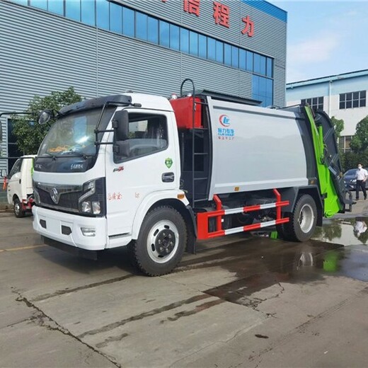 垃圾壓縮車價東風天錦12方壓縮式垃圾車