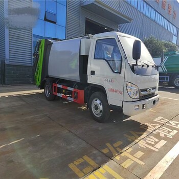 6方壓縮式垃圾車東風(fēng)5噸壓縮帶擺臂垃圾車