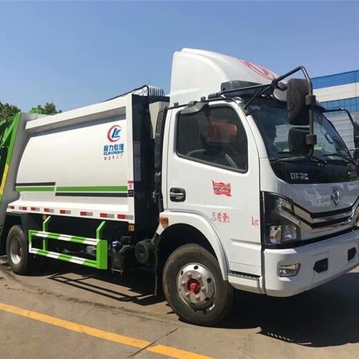 垃圾壓縮車價10立方后裝垃圾桶壓縮垃圾車