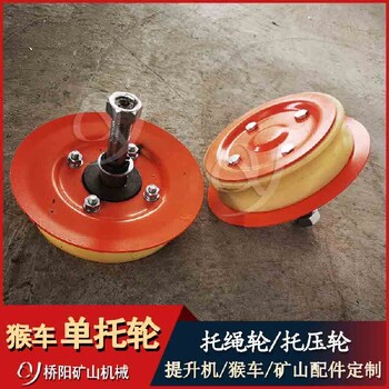 RHYJ猴車用托繩輪φ188*50長沙猴車托輪