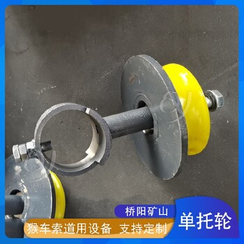 景區(qū)索道雙托輪托繩輪托壓繩輪φ200*50