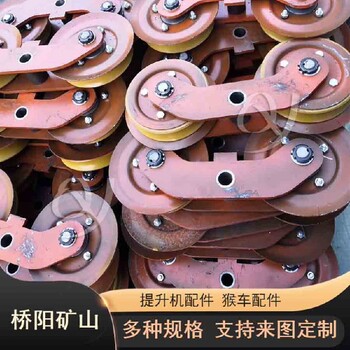 RHYJ猴車用托繩輪φ188*50陜西猴車托繩輪