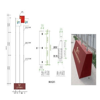 南和县学校旗杆耐腐防锈