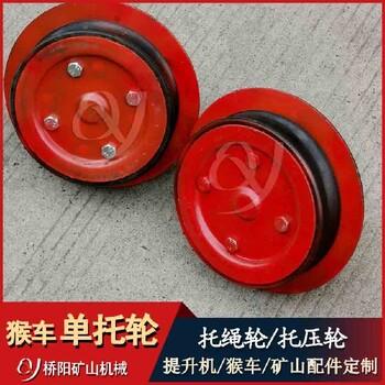 RHYJ猴車用托繩輪φ188*50長沙猴車托輪