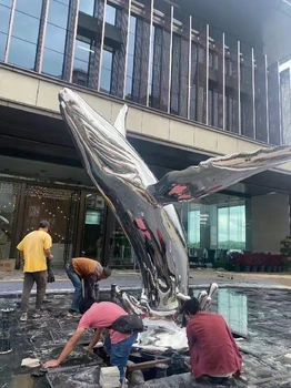 園林景觀不銹鋼雕塑小品制作廠家