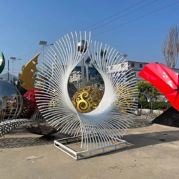 園林景觀不銹鋼雕塑定制廠家