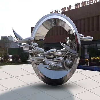 小區(qū)裝飾不銹鋼雕塑供應(yīng)商