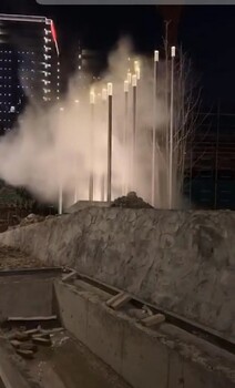 江蘇圓形水幕安裝，弧形水幕安裝