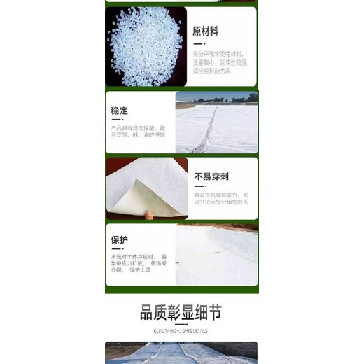 紅橋養(yǎng)護保濕土工布營養(yǎng)植草養(yǎng)生土工布