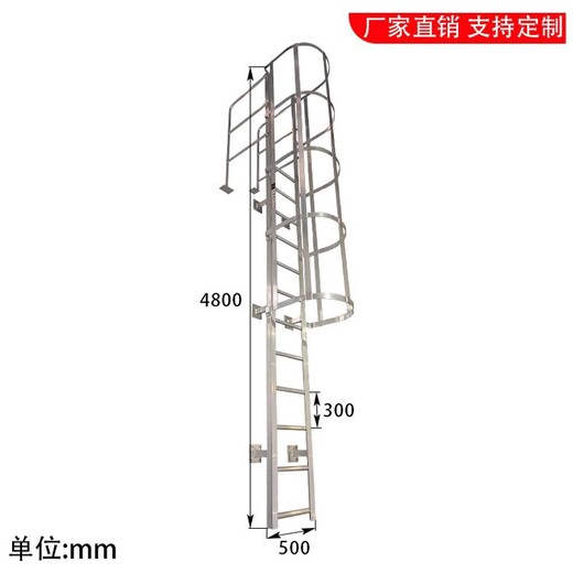 不锈钢爬梯多少钱-内蒙古爬梯护笼