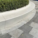 溫州休閑公園方形樹(shù)池花壇泰克石真石麗泰科石材料打造