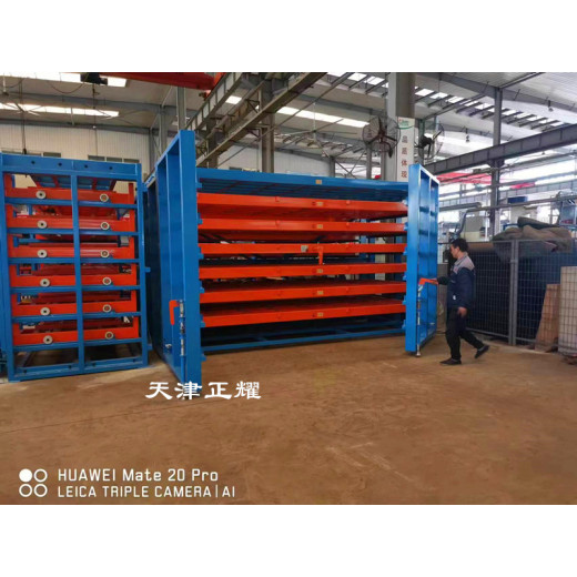 浙江台州抽屉式钢板存放架铜板货架铝板摆放架重型货架