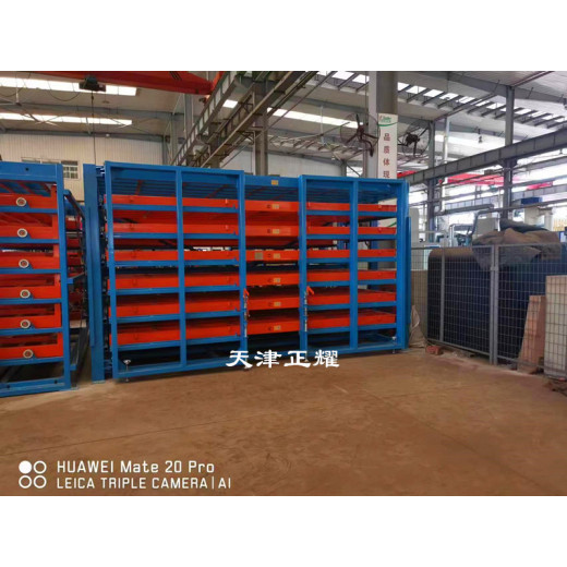 广东佛山钢板存放架手摇式板材货架抽屉式重型货架立体存放