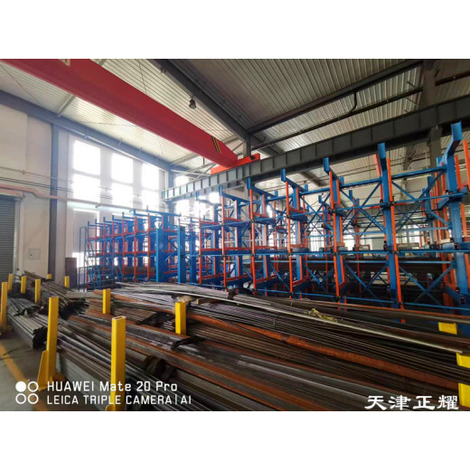 浙江宁波钢材货架存放几十种钢材还能整齐数量清晰的原因