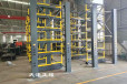 浙江宁波铝型材圆管矩形型材钢材存储省空间用伸缩式悬臂货架