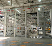 車間空間小大量存放管材圓鋼型鋼需要浙江寧波伸縮懸臂貨架來解決