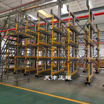 一款適合各種鋼材存儲的新型通用設(shè)備伸縮式懸臂貨架