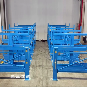 圓鋼存儲方式的一次突破伸縮式圓鋼貨架節(jié)省便捷