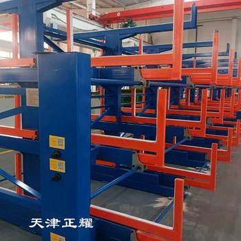 伸縮式鋼材貨架節(jié)省占地空間實現(xiàn)鋼材的分類擺放和管理