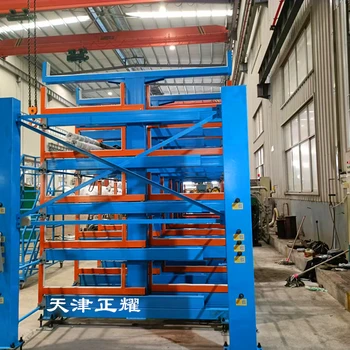 伸縮懸臂貨架新案例交付使用解決6米長料存儲難題